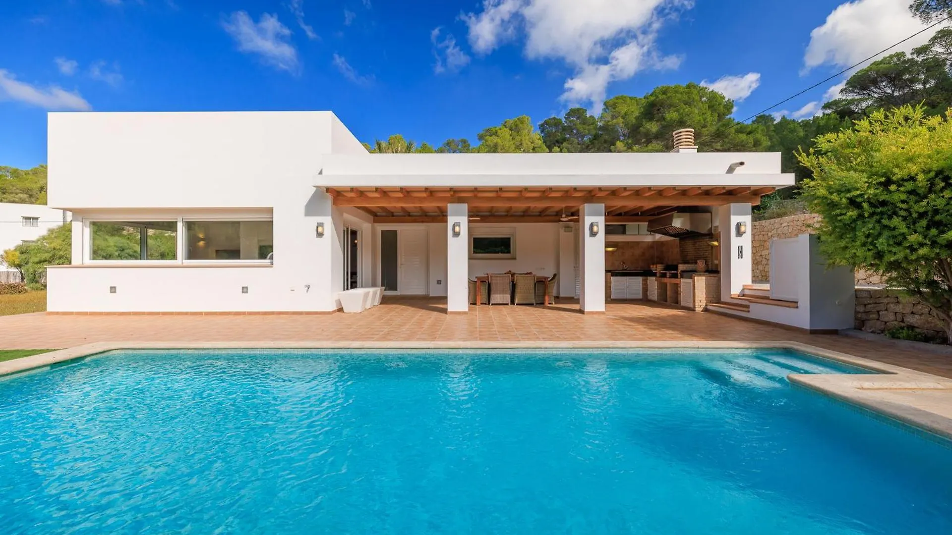 Can Parras Casa Con Piscina Y Barbacoa Cerca De La Playa San José 別荘