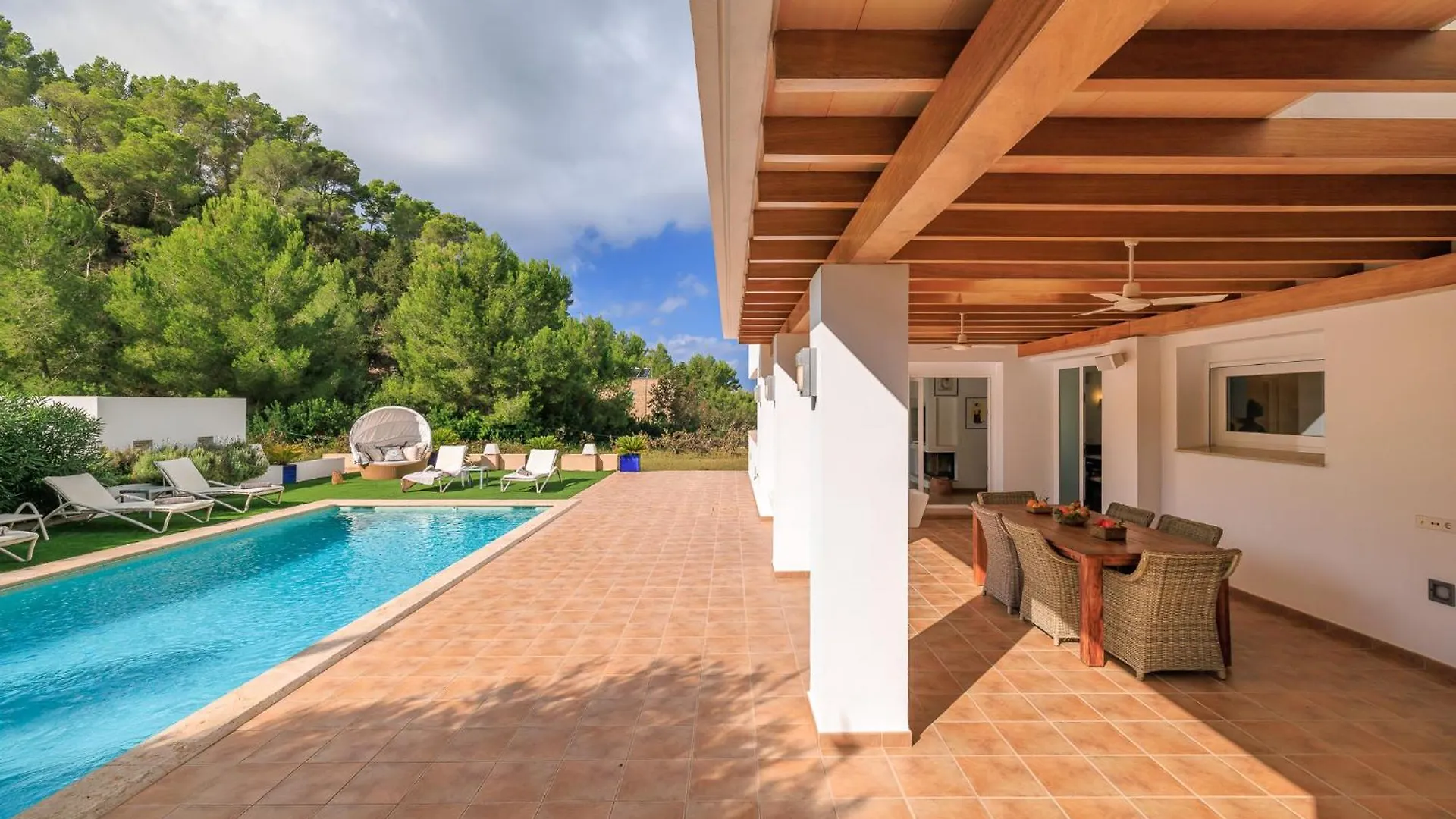 Can Parras Casa Con Piscina Y Barbacoa Cerca De La Playa San José 別荘