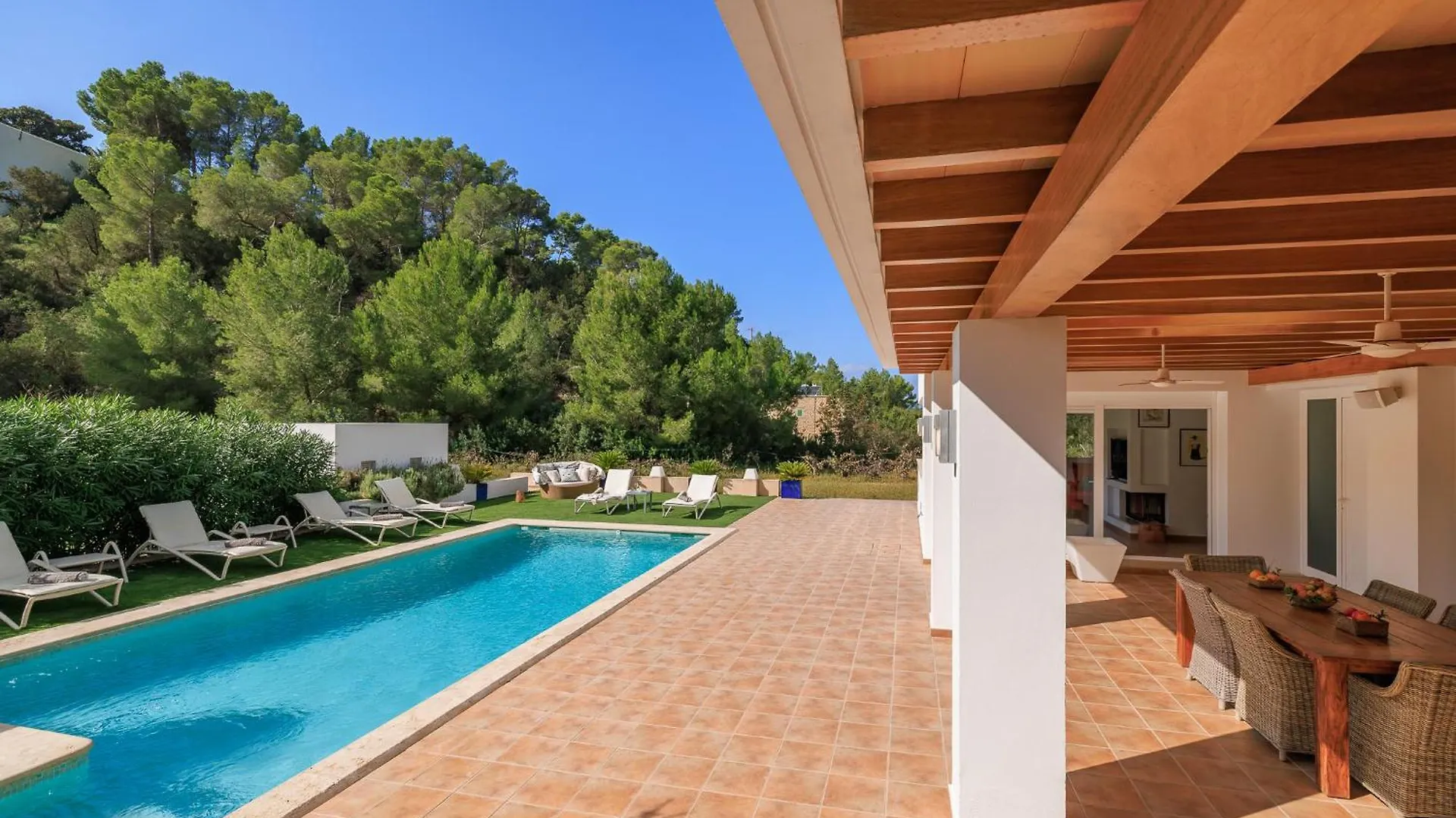 別荘 Can Parras Casa Con Piscina Y Barbacoa Cerca De La Playa San José スペイン